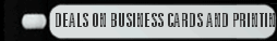 DEALS ON BUSINESS CARDS AND PRINTING
