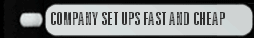 COMPANY SET UPS FAST AND CHEAP